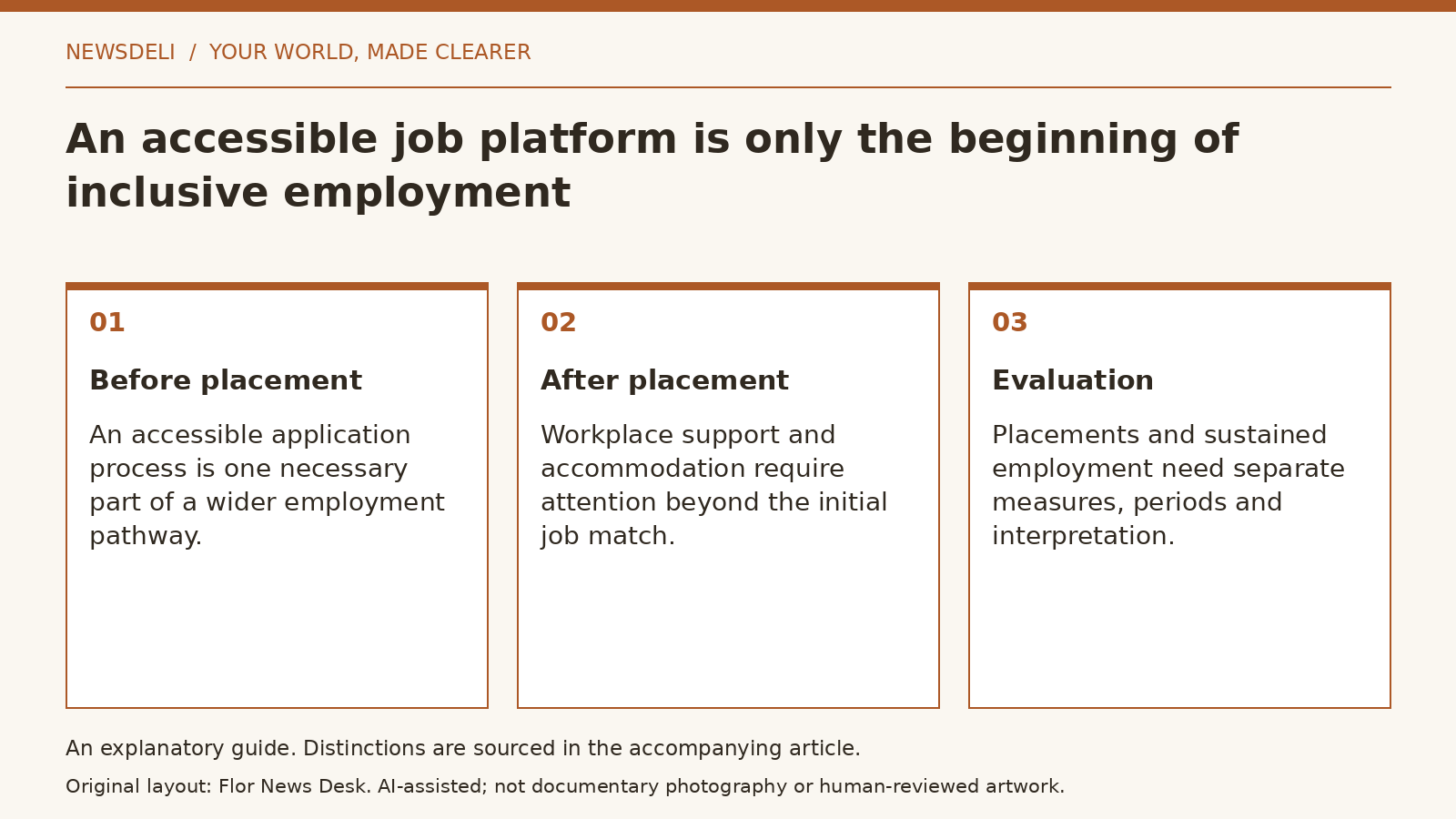 Explanatory diagram: Before placement; After placement; Evaluation.