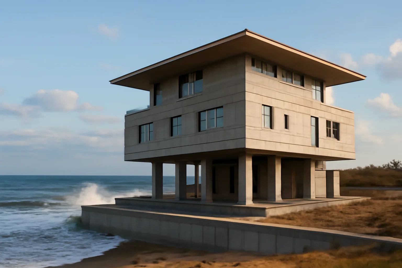 Editorial lead image for the article all about the architecture of tsunami-resistant buildings