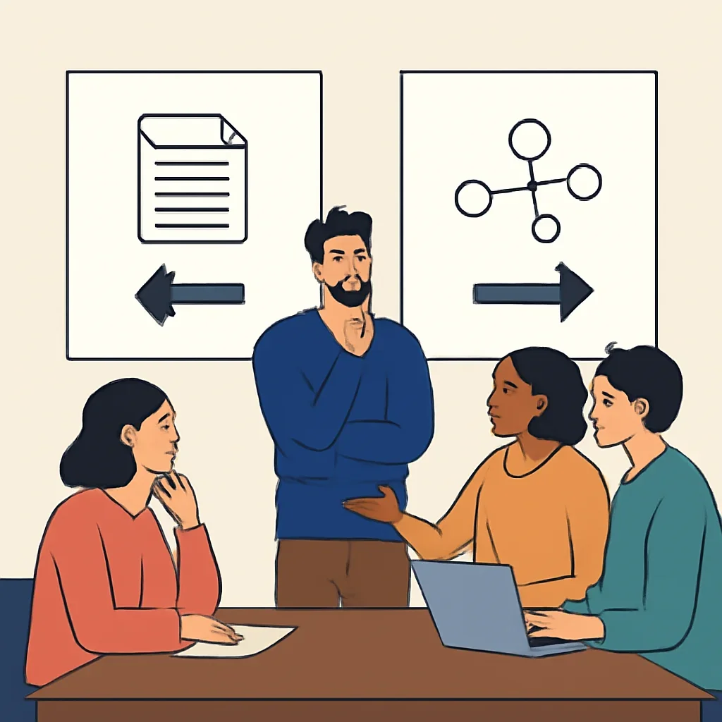 Startup team deciding between publication-led storytelling and wire distribution for ein presswire alternative