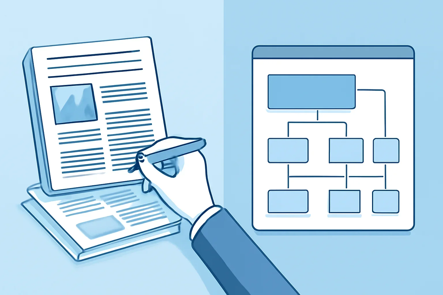 Side-by-side editorial publication and wire-style distribution planning boards for best press release sites for startups