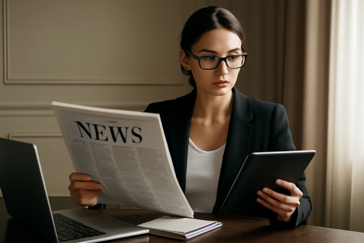 Editorial lead image for the article evergreen vs breaking news for brand authority