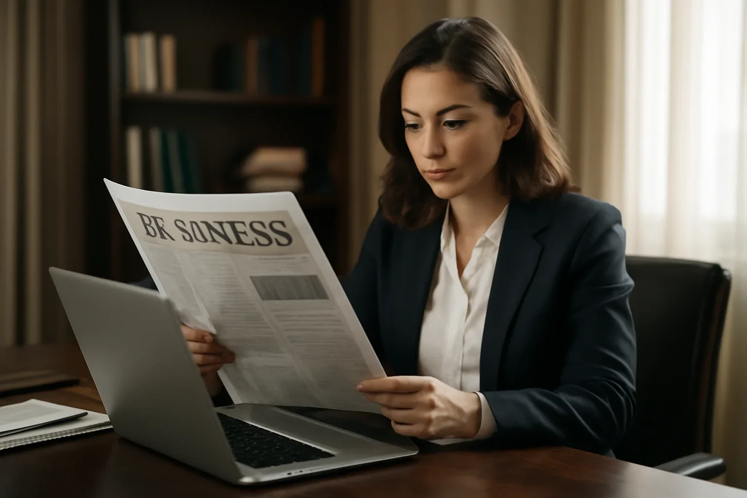 Editorial lead image for the article what is business journalism?