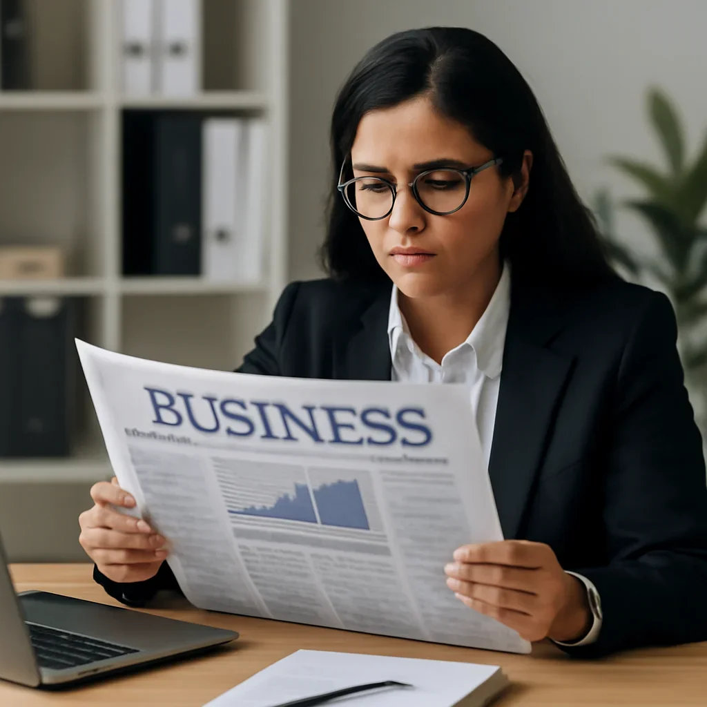 Supporting editorial image for the article what is business journalism?