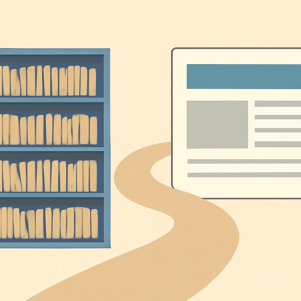 Editorial bridge from the design archives archive into updated topic pages