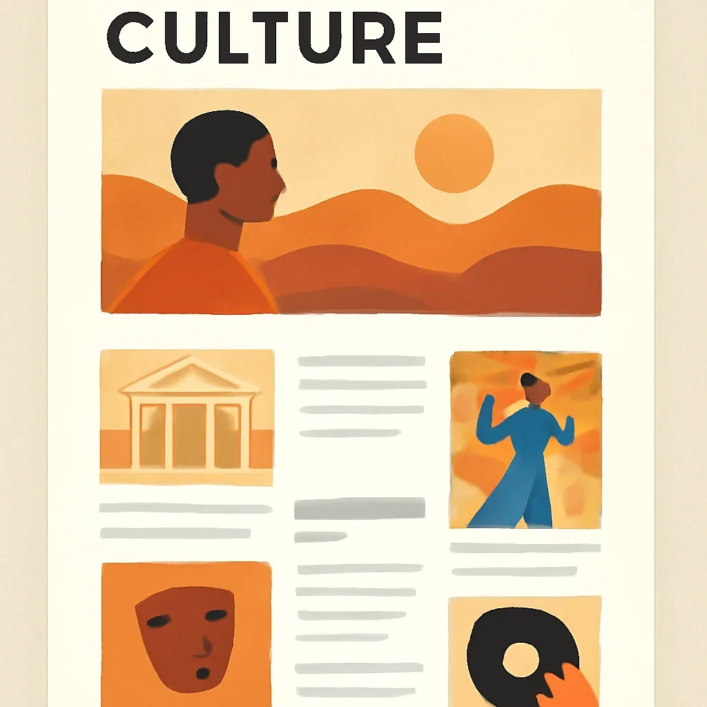 Reader moving from a culture headline into deeper analysis cards