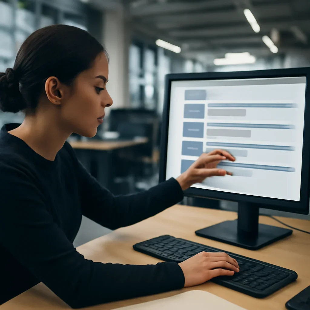 Editor selecting top stories for a daily and weekly email briefing