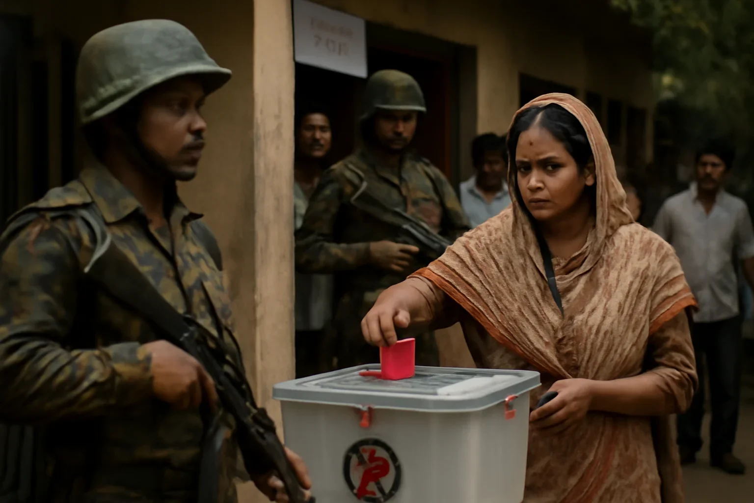 Editorial lead image for the article voting under siege: bangladesh's election crisis has already begun