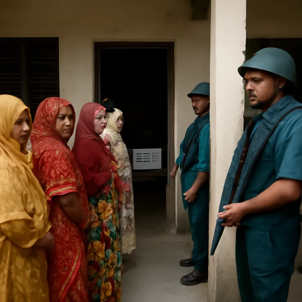 Supporting editorial image for the article voting under siege: bangladesh's election crisis has already begun